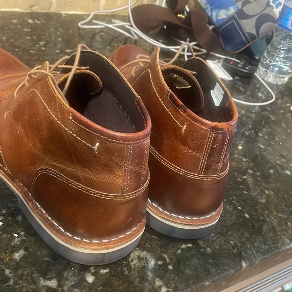 - Steve Madden Harken Leather brown Chukka Boots! 13